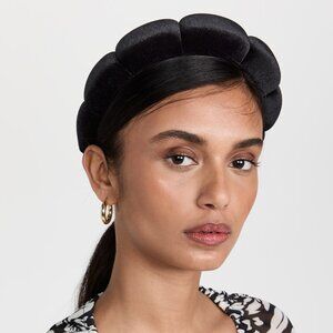 NWT Lele Sadoughi Velvet Scalloped Headband